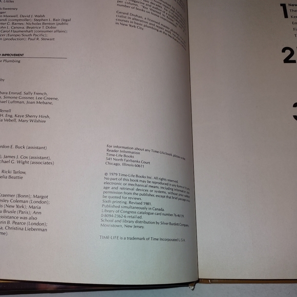Time Life Books Plumbing 1981 Hardcover GC - Picture 5 of 7